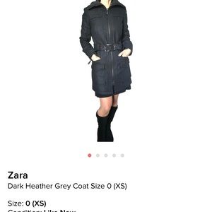 Wool bland coat by Zara. XS. Excellent condition